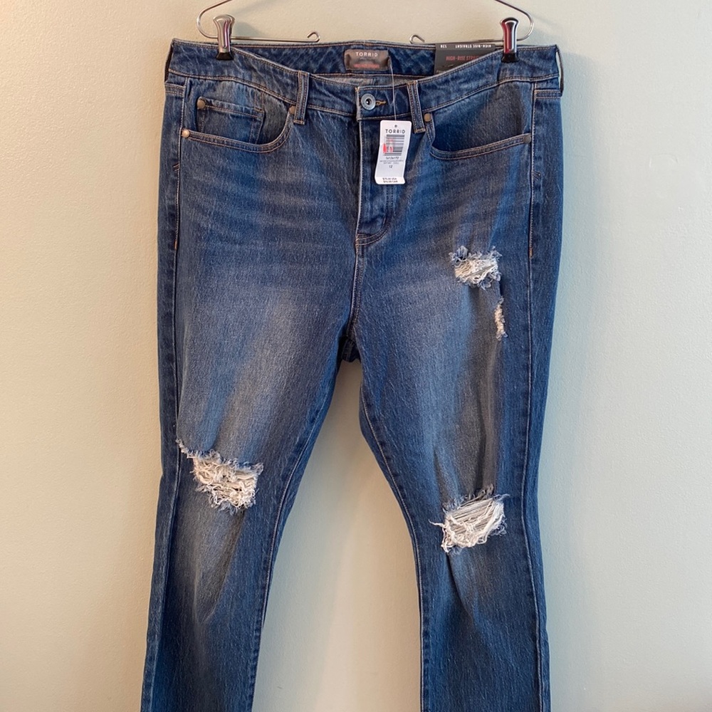 NWT Torrid High Raise Straight jeans